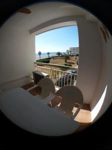 Balkón alebo terasa v ubytovaní Fantástico Apartamento 1ª Línea de Playa