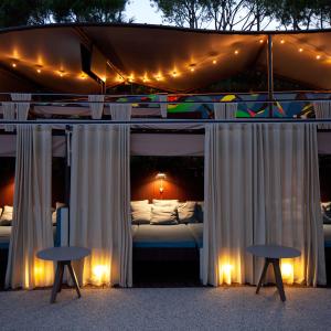Posteľ alebo postele v izbe v ubytovaní Alàbriga Hotel GL