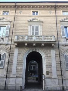 The facade or entrance of La Casa Di Ago