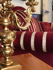 Postel nebo postele na pokoji v ubytování Grand Hotel Palace