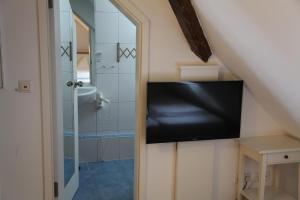 TV a/nebo společenská místnost v ubytování Hotel Bacchus Wine & Bites