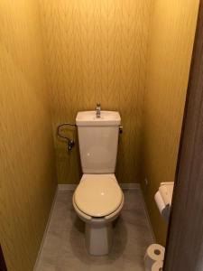 ein Bad mit einem weißen WC in einem Zimmer in der Unterkunft First Hongo Building 202 / Vacation STAY 3355 in Chiba