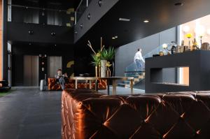 Area tempat duduk di Evidencia Belverde Hotel