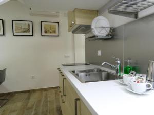 Kuchyň nebo kuchyňský kout v ubytování Living Sevilla Apartments Hércules