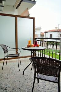 A balcony or terrace at Sotiras Rooms