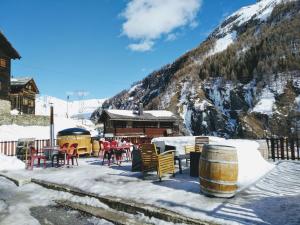 Hôtel Pension du Lac Bleu im Winter