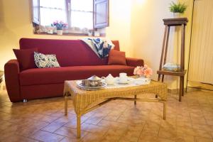 Posezení v ubytování Casa Al Bosco