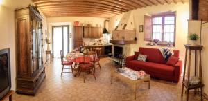 Posezení v ubytování Casa Al Bosco
