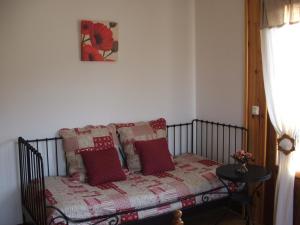Svetainės erdvė apgyvendinimo įstaigoje Maison d' hôtes Tranquyl