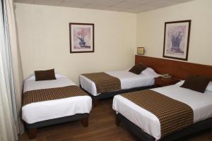 Letto o letti in una camera di Tur Hotel Santiago