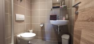 Koupelna v ubytování Gästehaus Behabühl