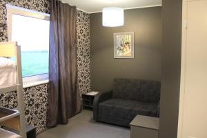 A seating area at Tuhamäe Hostel
