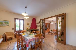 a dining room with a table and chairs at Holiday home in Santa Maria La Palma 31431 in Santa Maria la Palma