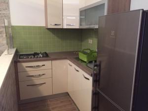 Kuchyň nebo kuchyňský kout v ubytování Apartmani Marica