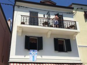 Balkón nebo terasa v ubytování Apartments Authentic Baska