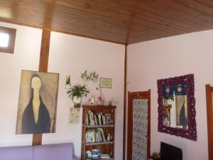 Knihovna v bed and breakfast