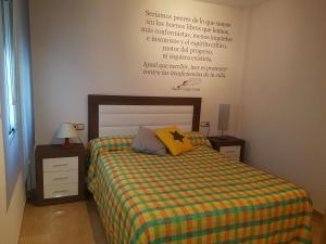 Posteľ alebo postele v izbe v ubytovaní Atico Duplex Llandells 21