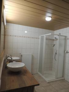 Phòng tắm tại Te Lande