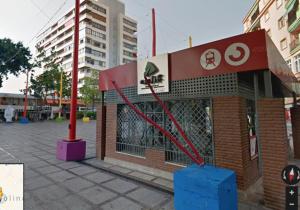 Budynek, w którym mieści się apartament