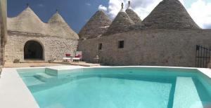 The swimming pool at or close to Materiis