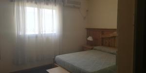 科斯金的住宿－HOTEL CONTINENTAL COSQUIN，一间小卧室,配有床和窗户