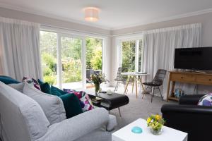 TV a/nebo společenská místnost v ubytování Treghan Luxury Lodge