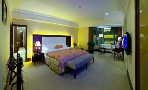 Letto o letti in una camera di Yun'an Huidu Hotel