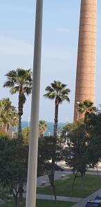 una vista del monumento de Washington y del obelisco en Apartamento Omar Playa, en Málaga