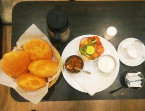 酒店内部或周边提供的食物