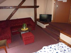 TV o dispositivi per l'intrattenimento presso Hotel Max Šimek