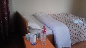 Una cama o camas en una habitación de Sunset guest house
