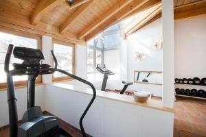 Fitness centrum a/nebo fitness zařízení v ubytování Hotel Schrofenstein