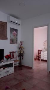 TV a/nebo společenská místnost v ubytování La Casa De Las Abuelas