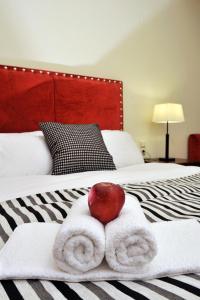 Postel nebo postele na pokoji v ubytování Guesthouse Kapaniaris