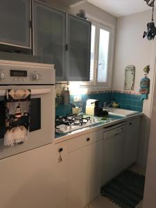 Кухня или мини-кухня в "L'olivadou" ST JEAN CAP FERRAT
