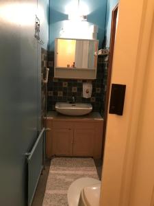Kylpyhuone majoituspaikassa SÄHKÖPIRTTI SALMIVAARA