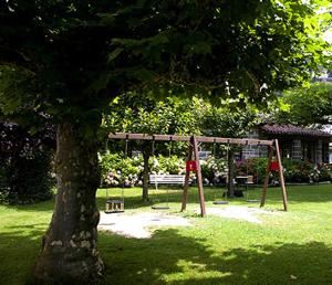 Zahrada ubytování Hostal Ayestaran I