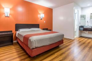 Postel nebo postele na pokoji v ubytování Motel 6 Tremonton, Utah