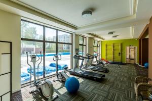 Posilňovňa alebo fitness centrum v ubytovaní Summer Escape Polanki
