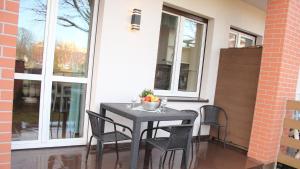 Balkon lub taras w obiekcie Lux Garden Apartment
