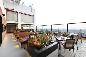 Balkón nebo terasa v ubytování Krishna Palace Hotel - Ambernath