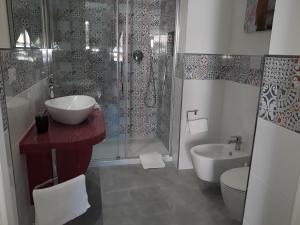 Koupelna v ubytování Villa Piana