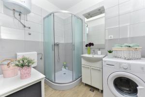 Baðherbergi á Studio Apartment Deluxe