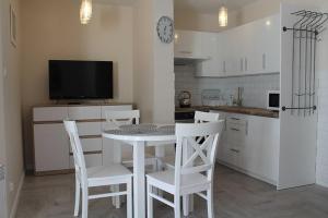 Kuchyňa alebo kuchynka v ubytovaní Apartament "Zacisze"