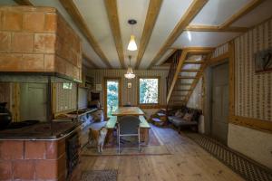 Posezení v ubytování Dubingiai summerhouse