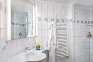 Koupelna v ubytování Hotel Riedenburg