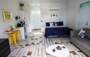 Kuchyň nebo kuchyňský kout v ubytování The Beach Pad Puntas