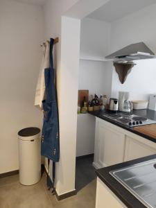 Kuchyň nebo kuchyňský kout v ubytování Annex
