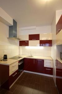 A kitchen or kitchenette at Apartment Gosposhtina 219