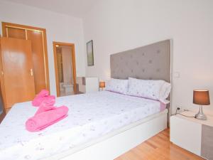 Łóżko lub łóżka w pokoju w obiekcie Vut concepcion jeronima 7